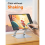Foldable Tablet Holder Stand Dual Rod Adjustable Desktop Stand 5