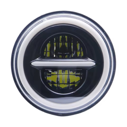 Motorcycle 7 Inch LED Headlight with Angel Eyes Ring
