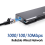 1080P USB3.0 -Compatible Portable Docking Station Multiport 4