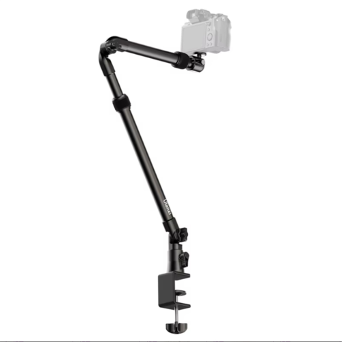 ZJ02 Camera Desk Mount Extendable 65cm Arm, 4.8cm C-Clamp 1