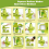 50x50mm Square Refrigerator Badges Compress Machine Rotating 4