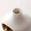 Elegant Ceramic Burner with Chimney White 6