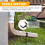 Rainwater Downspout Bracket - Rust-Proof Anchor for Pipe Support 3
