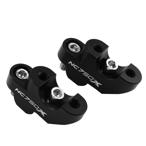 1Pair for NC750X Aluminum Handlebar Heightening Riser Bar Clamp 2