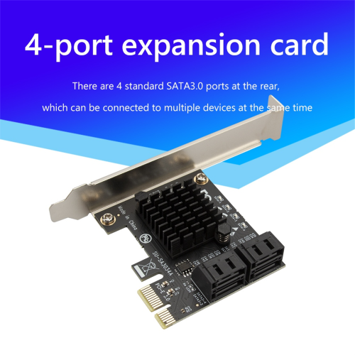 Adapter karty rozszerzeń 4 porty do PCIe PCI Express 3.0 2
