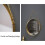 Bathroom Wall Mounted Mirror, Round Square Mirror, Nordic Iron Wall Mounted Mirror, Gold 4