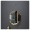 Bathroom Wall Mounted Mirror, Round Square Mirror, Nordic Iron Wall Mounted Mirror, Gold 1