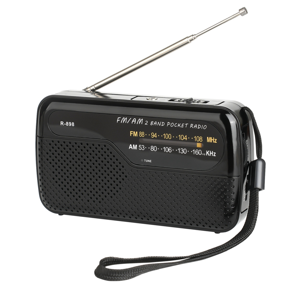 Portable Radio Pocket Fm Am Radio With Earphone 4853968523106
