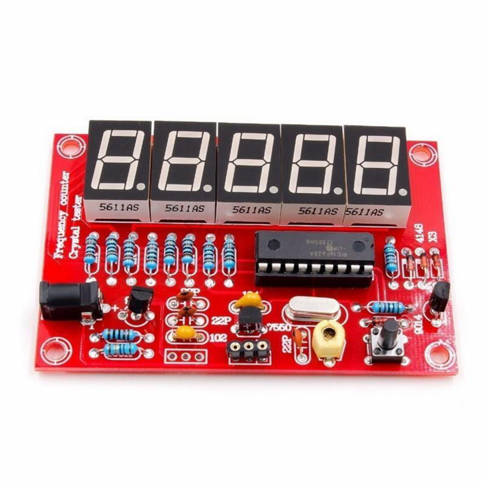 Diy Digital Led Frequency Counter 1Hz-50Mhz Crystal Oscillator Meter 4853968520242