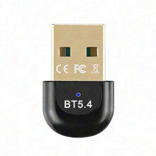 Wireless Bluetooth 5.4 Adapter for Windows 11/10/8.1 PC Laptop - Plug & Play, Anti-Interference