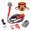 Bärbar campingdusch Utomhus campingduschpump Orange & Grå 1