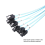 8 Pcs SATA Cable Set PC SATA Cabl SAS 7Pin 6Gbps Data Cable 5