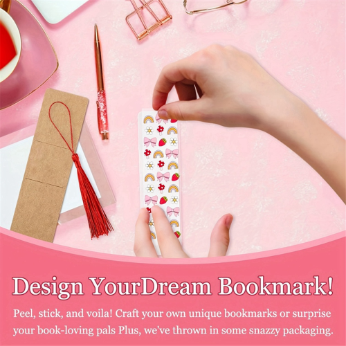 DIY Blank Bookmark Covers Kraft Paper Bookmark Sleeves C 2