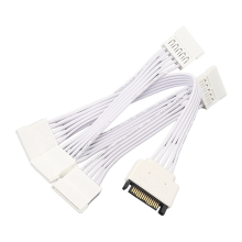 Computer 15 Pin SATA Power Extension Hard Drive Cable