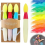 Washable Sidewalk Chalk Paint Brush Set Soft with Foam Brush Head 3