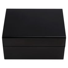Aluminum Enclosure 120x63x155mm Split Box PCB Black Instrument Box