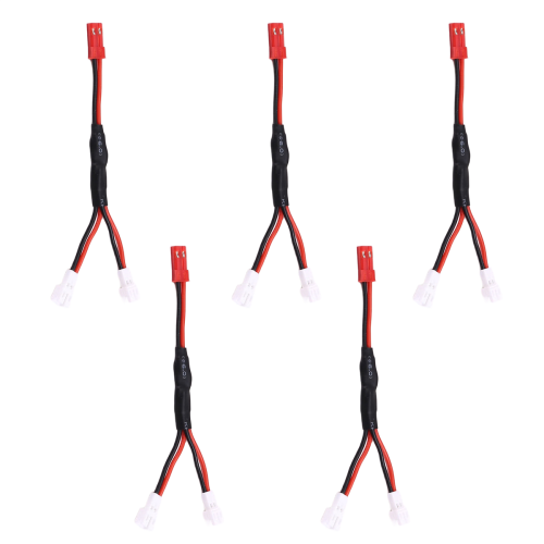 2 Pin JST Plug Connector Plug Connector Cable Male to 2 Way PH2.0 1