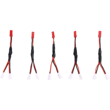 2 Pin JST Plug Connector Plug Connector Cable Male to 2 Way PH2.0
