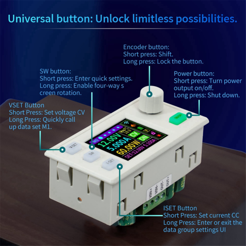 SK60S Adjustable DC Regulated Power Supply+WIFI Module 5A 60W