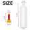 6Pcs Goat Feeding Bottles 400 Ml/13.5 Oz and 12 Nipples, 3