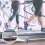 8pcs Treadmill Walking Mat Pad, Silicone Noise Reduction Workout Mat 6