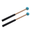 Percussion Mallets Stick with Rubber Head and Handle Blue 6