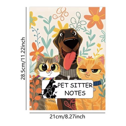 PetSitter Diary Book for Dogs/Cats Owners 2