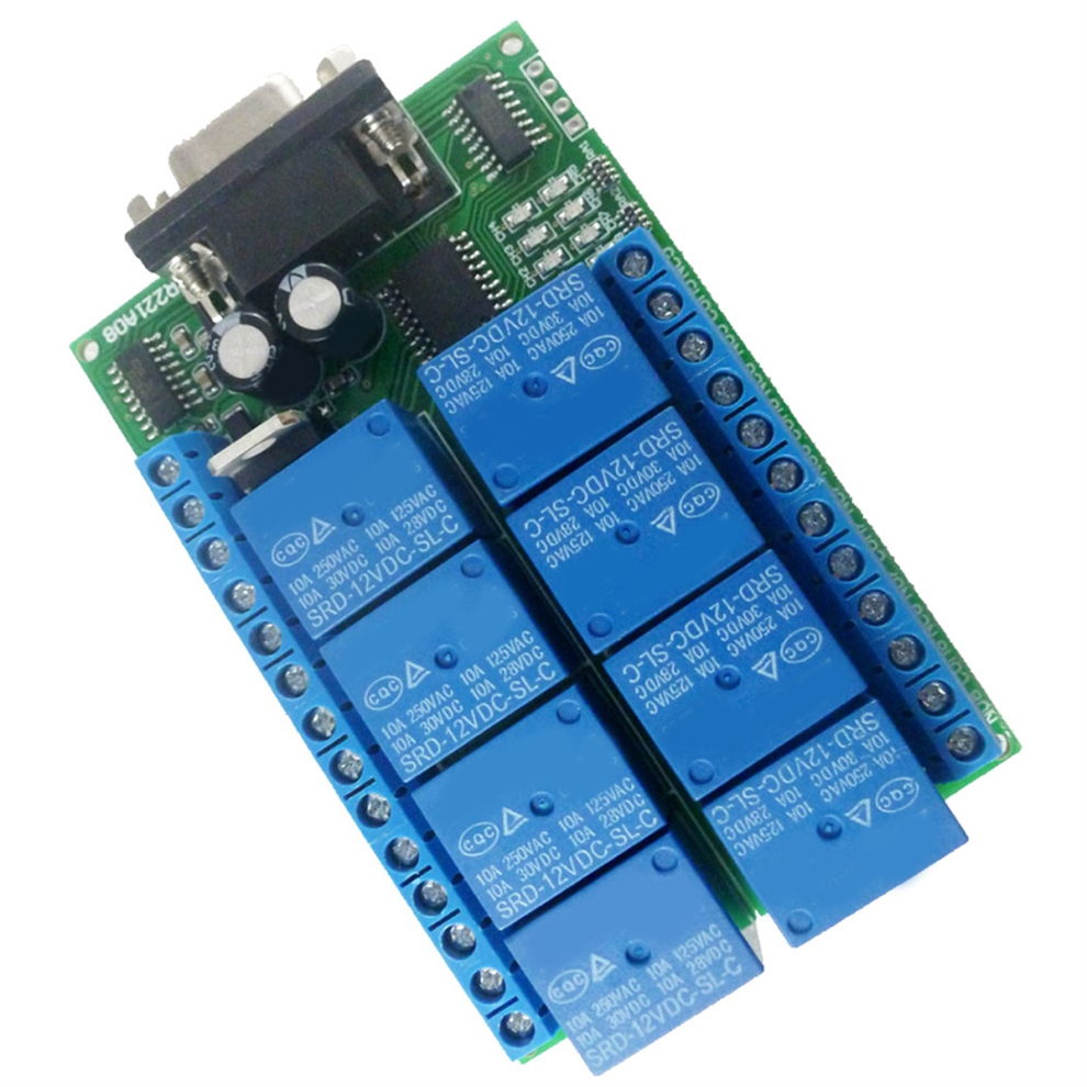 8 Ch Rs232 Relay Board Pc Usb Uart Db9 Remote Control Switch 4852839623440