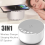 Mini Portable White Noise Bluetooth Speaker with 15W Charging, 3