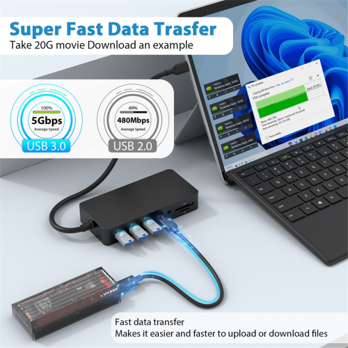 For Pro7/8/9/X/11 Docking Station 100W PD Power Supply 2