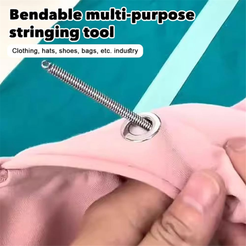 10PCS Drawstring Threaders Spring Clip for DIY Rope Projects 2