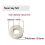 100 Pcs Euphonium Felt Washers Pad Cushion Brass Top Cap Felt Pads 5