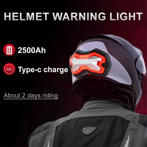 Motorcycle Warning Light Helmet LED Smart Light, super brightness 2