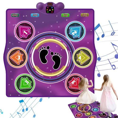 Electronic Dance Pad Wireless BT Dancing Mat Family Music Game Mat 1