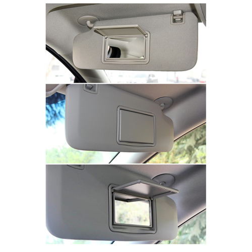 For Sun Visor Mirror Cover Dark Grey 2