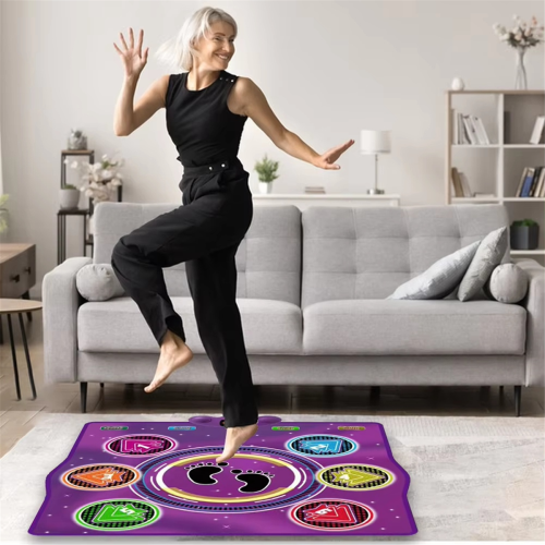 Electronic Dance Pad Wireless BT Dancing Mat Family Music Game Mat 2