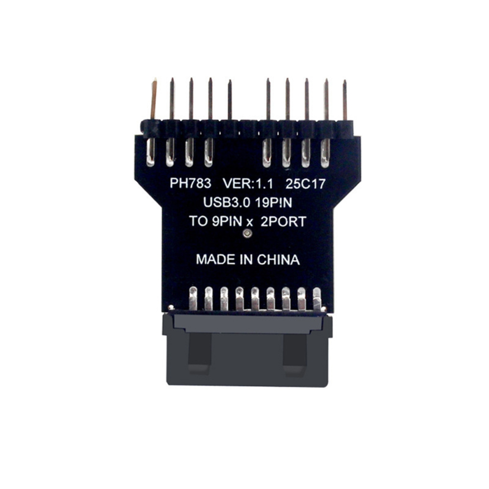 Usb 2.0 9-Pin Header Splitter Adapter 1 To 2 Extension 4852839630943