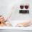 Cup Wall Bracket Compatible with Water Cup,Red Wine Cup, B 3