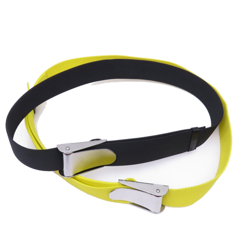 Scuba Diving Weight Belt Strap Adjustable Backplate Harness Yellow 2