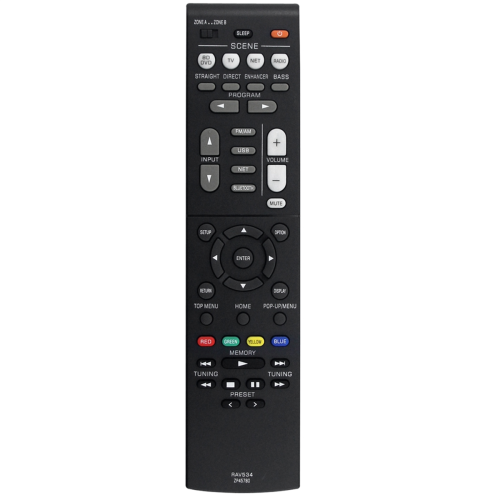 Replace RAV534-ZP45780 Remote Control for AV Receiver RX-V485