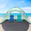 Beach Tent Sun Shelter with Breathable Green 5
