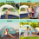 Beach Tent Sun Shelter with Breathable Green 7