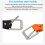 1.5M Adjustable Scuba Diving Weight Belt with Buckle White 6