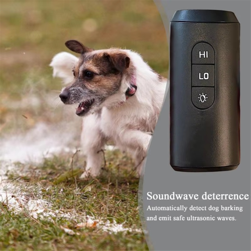 Anti Barking Device For Dogs Double Sensor Bark Device LED Flashlight 1