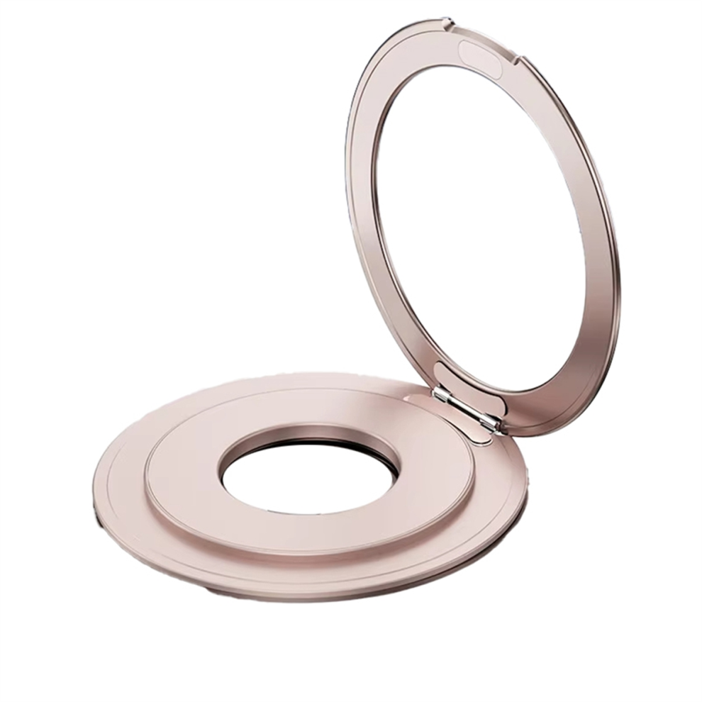 360 Rotation Metal Strong Magnetic Suction Ring Phone Holder Pink 4852839639816
