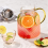 Glass Pitcher, 50oz Glass Pitcher with Lid and Spout 3