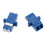 50Pcs LC Duplex Fiber Optic Adapter LC Optical Fiber Coupler 3