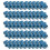 50Pcs LC Duplex Fiber Optic Adapter LC Optical Fiber Coupler 1