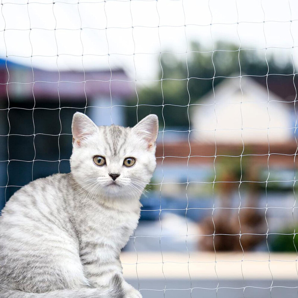 Cat Balcony Net Cat AntiFall Fence Net Dog Fence Nets Transparent Nylon Pet Mesh Fence