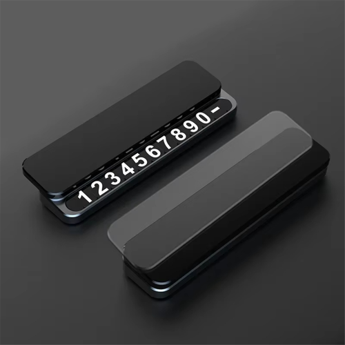 Universal Hidden Phone Number Card Car Temporary Parking Plate B 2